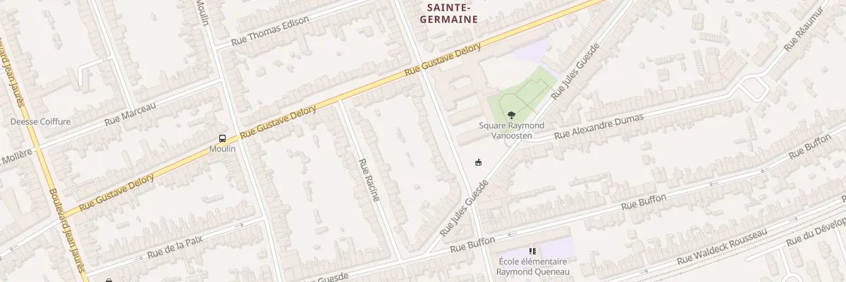 Plan du 21 Rue Arago à Coudekerque-Branche