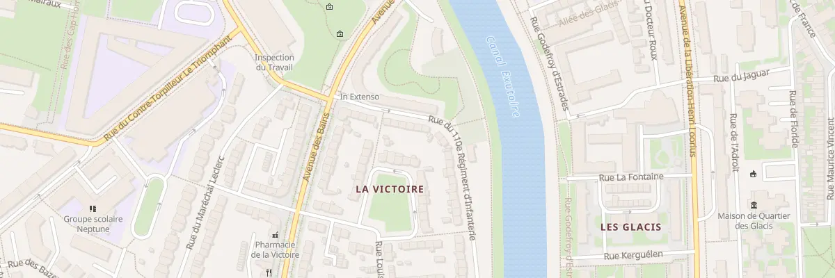 Plan du 18 Rue du Cent Dixieme Ri à Dunkerque