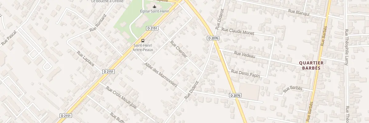 Plan du 14 Rue Chertier à Bourges