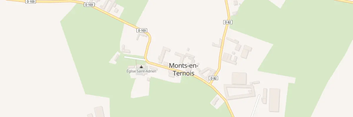 Plan du 9B Rue Principale à Monts-en-Ternois