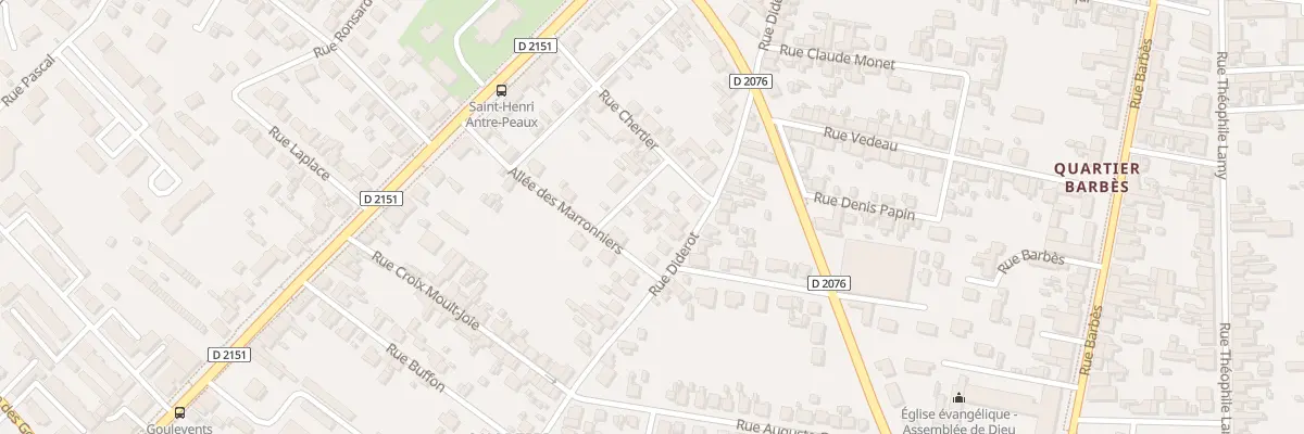 Plan du 5T Rue des Vallons à Bourges