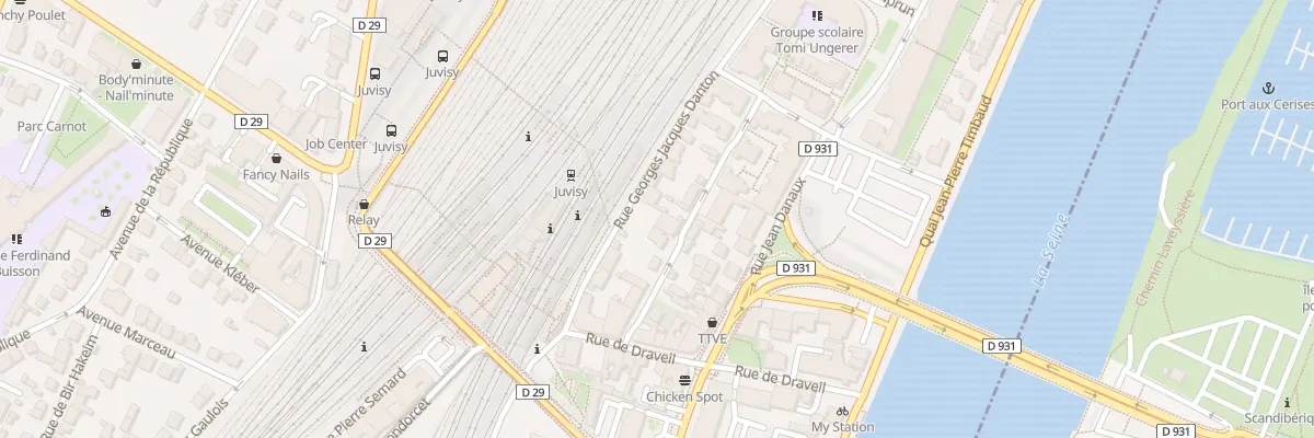 Plan du 9 Rue George Sand à Juvisy-sur-Orge