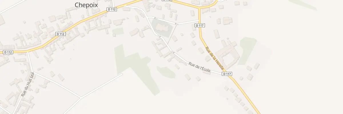 Plan du 22 Rue de l’Ecole à Chepoix
