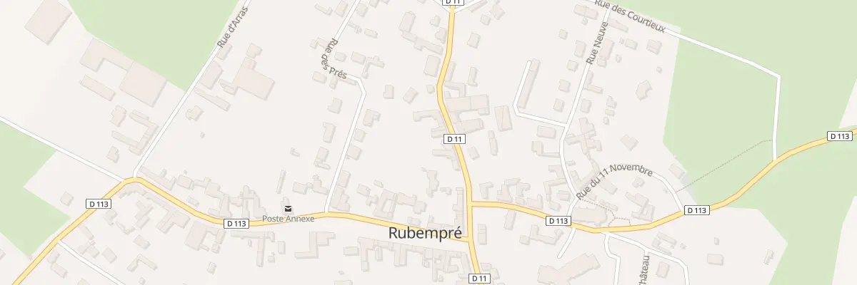 Plan du 9 Rue Charles de Gaulle à Rubempré