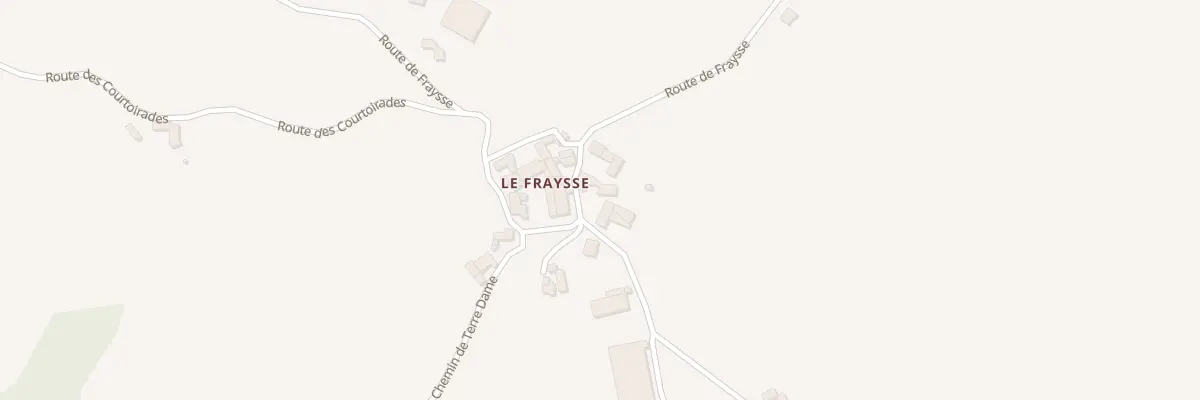 Plan du 603 Rte de Fraysse à Boussac
