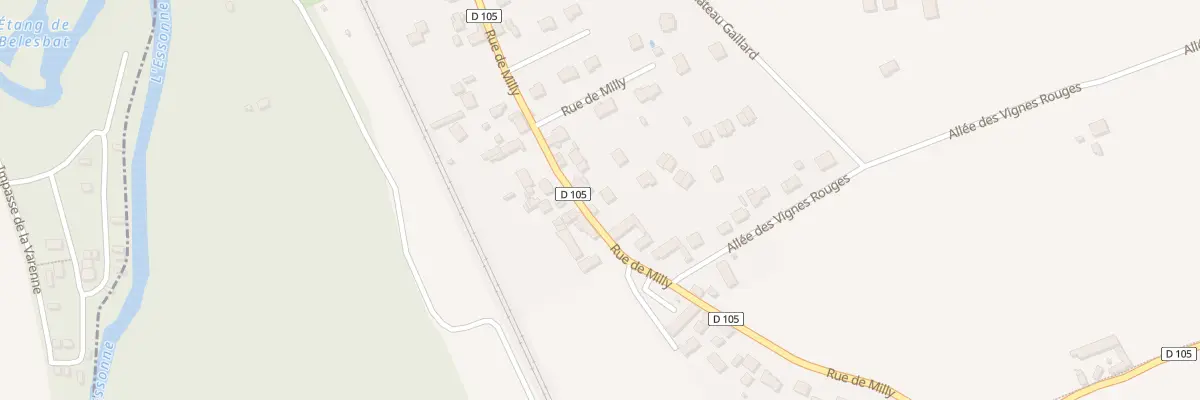 Plan du 63 Rue de Milly à Boutigny-sur-Essonne