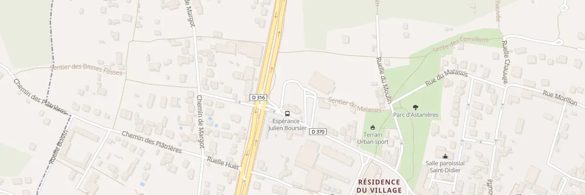 Plan du 5 Rue Julien Boursier à Villiers-le-Bel