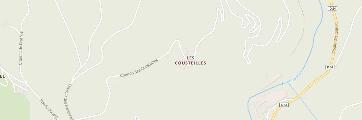 Plan du 450 Che des Cousteilles à Mazamet