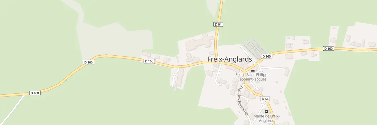 Plan du 5019 Le Bourg à Freix-Anglards