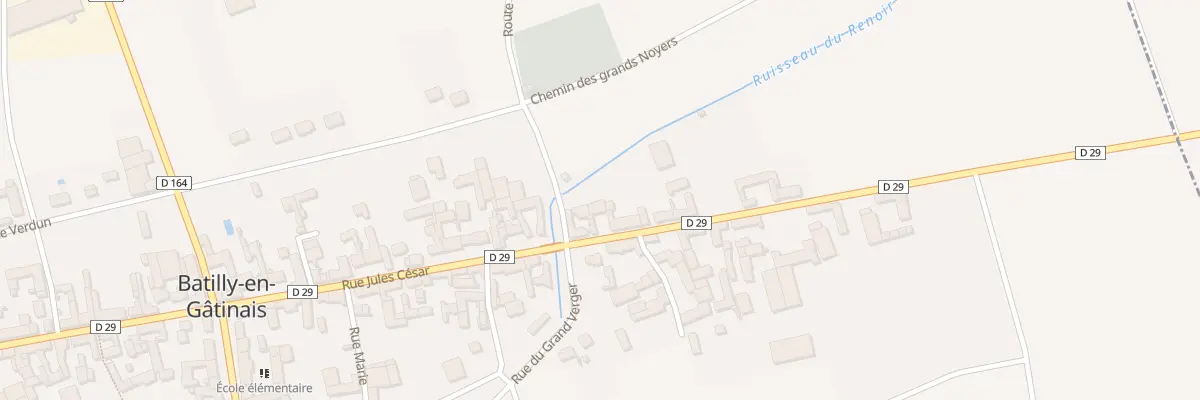 Plan du 13 Rue Jules César à Batilly-en-Gâtinais