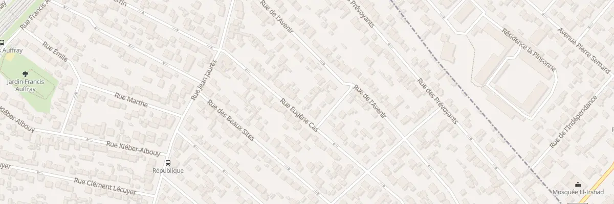 Plan du 66 Rue Eugène Cas à Stains
