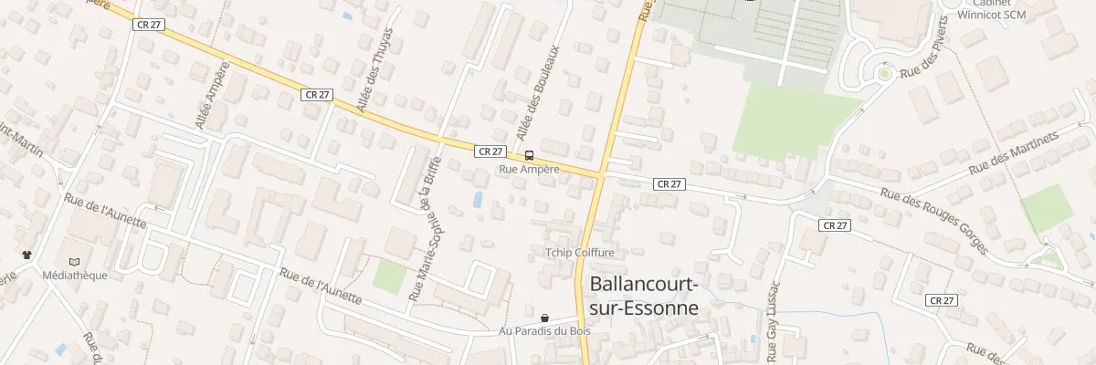 Plan du 3 Rue Ampère à Ballancourt-sur-Essonne