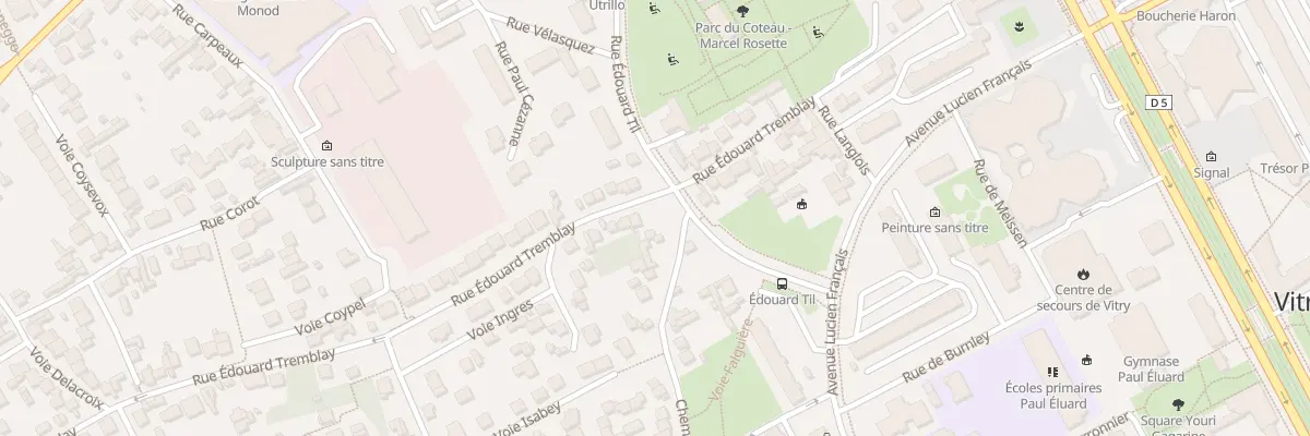 Plan du 29 Rue Edouard Tremblay à Vitry-sur-Seine