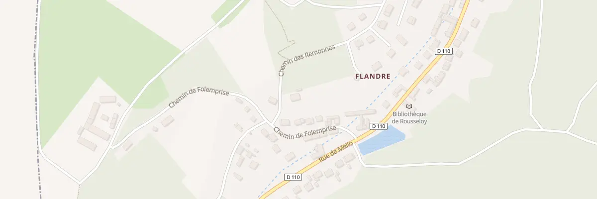 Plan du 33 Che des Remonnes à Rousseloy