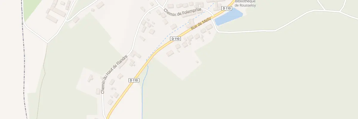Plan du 49 Rue de Mello à Rousseloy