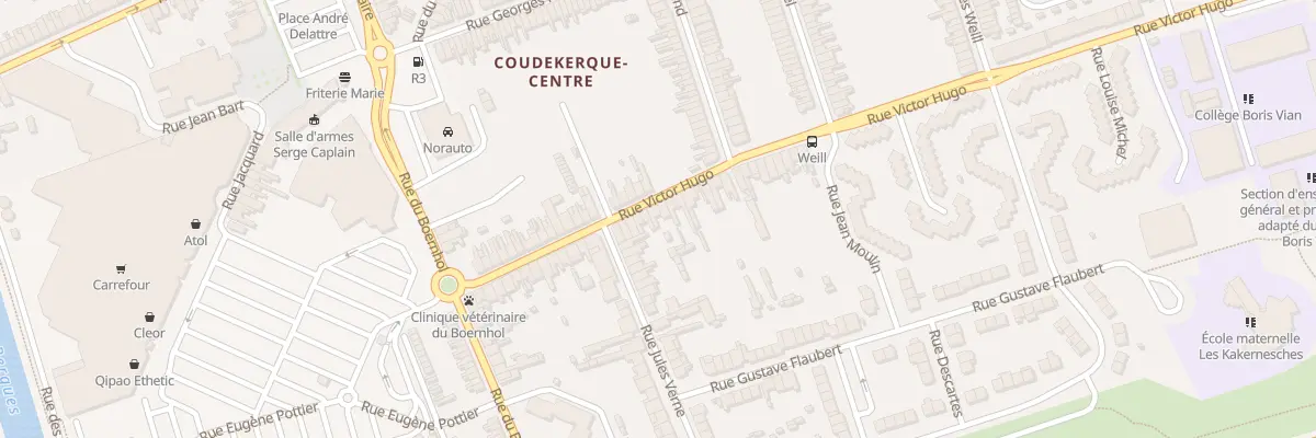 Plan du 38 Rue Victor Hugo à Coudekerque-Branche