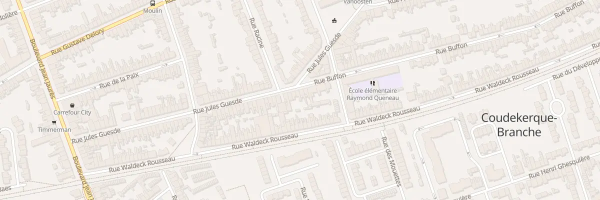 Plan du 98 Rue Jules Guesde à Coudekerque-Branche