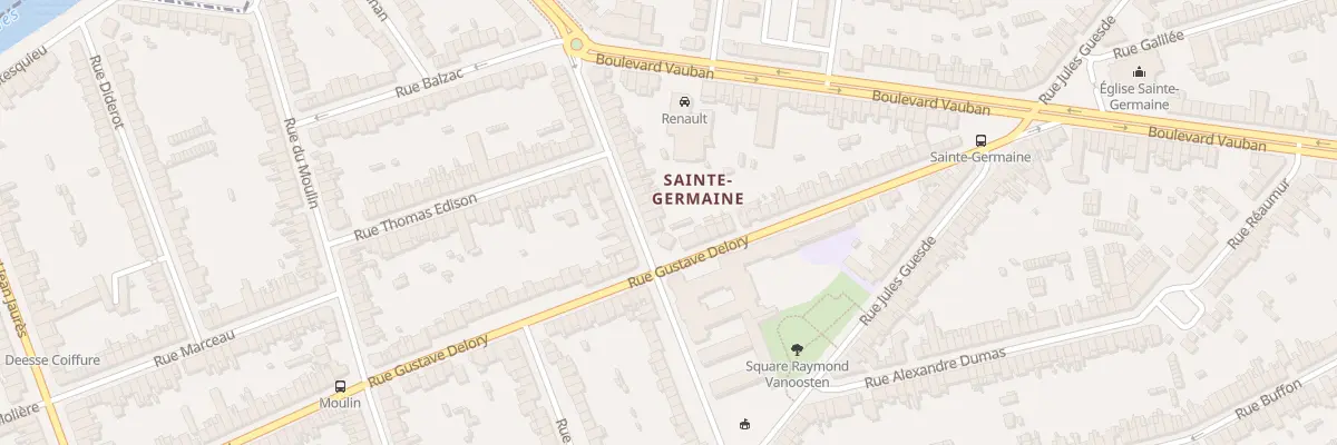 Plan du 68 Rue Arago à Coudekerque-Branche