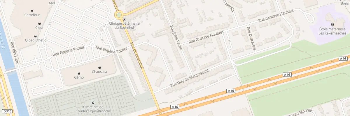 Plan du 36 Rue Jules Verne à Coudekerque-Branche