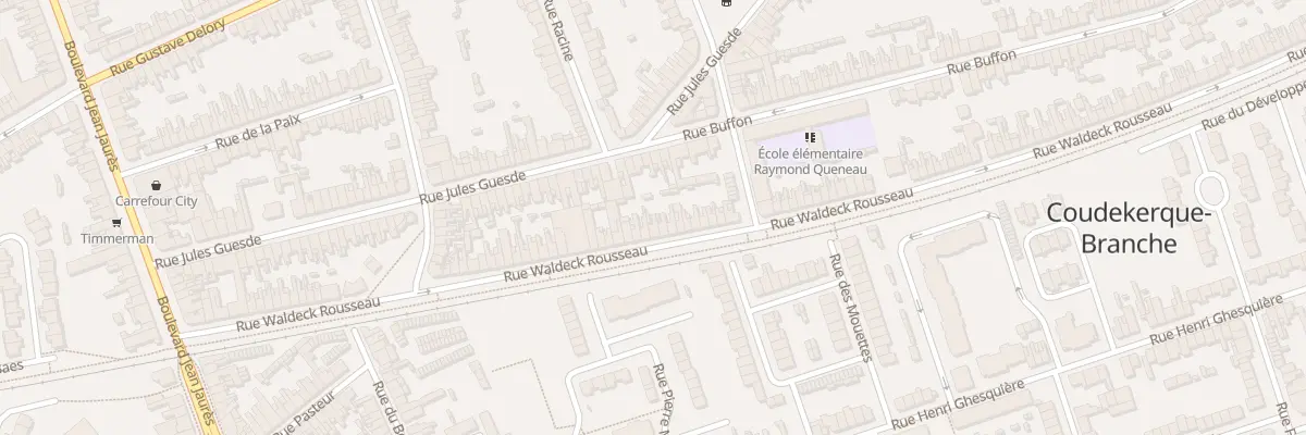 Plan du 44 Rue Waldeck Rousseau à Coudekerque-Branche