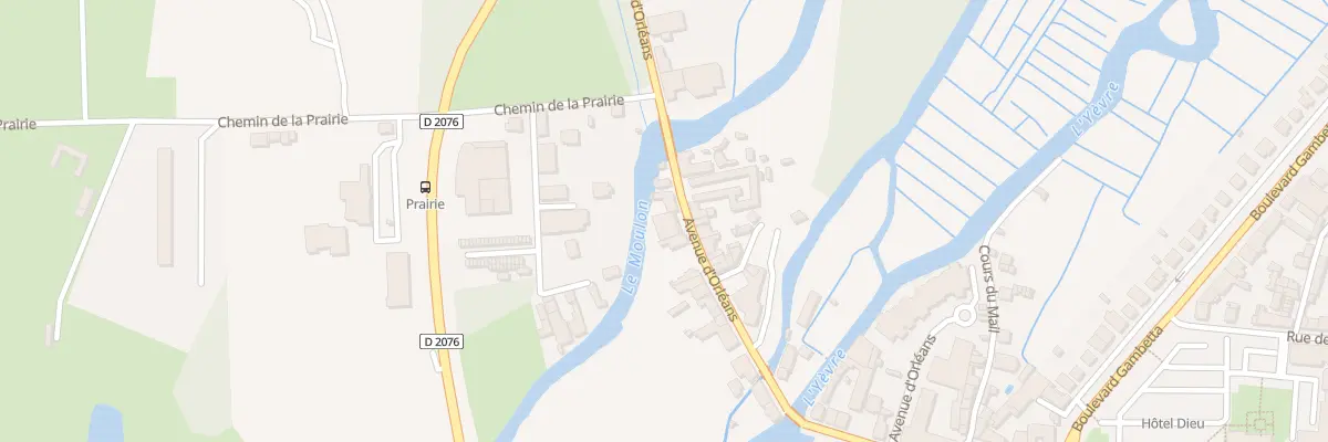 Plan du 29 Av d’Orléans à Bourges