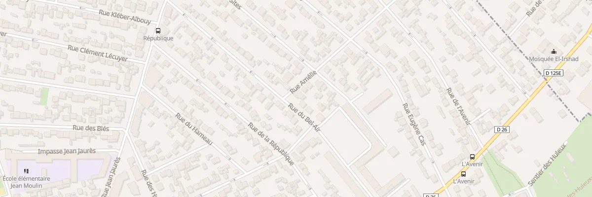 Plan du 41 Rue du Bel Air à Stains