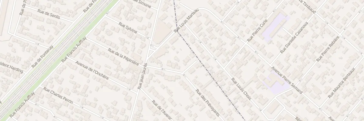 Plan du 110 Rue des Prévoyants à Stains