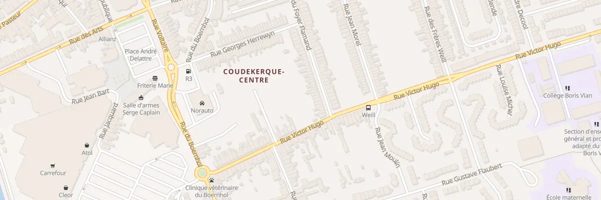 Plan du 74 Rue du Foyer Flamand à Coudekerque-Branche