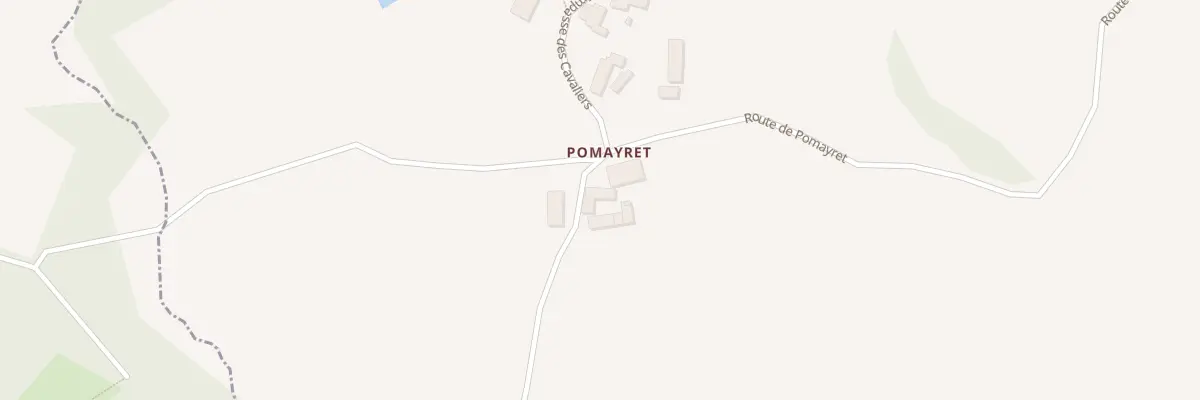 Plan du 5341 Pomayret à Moyrazès