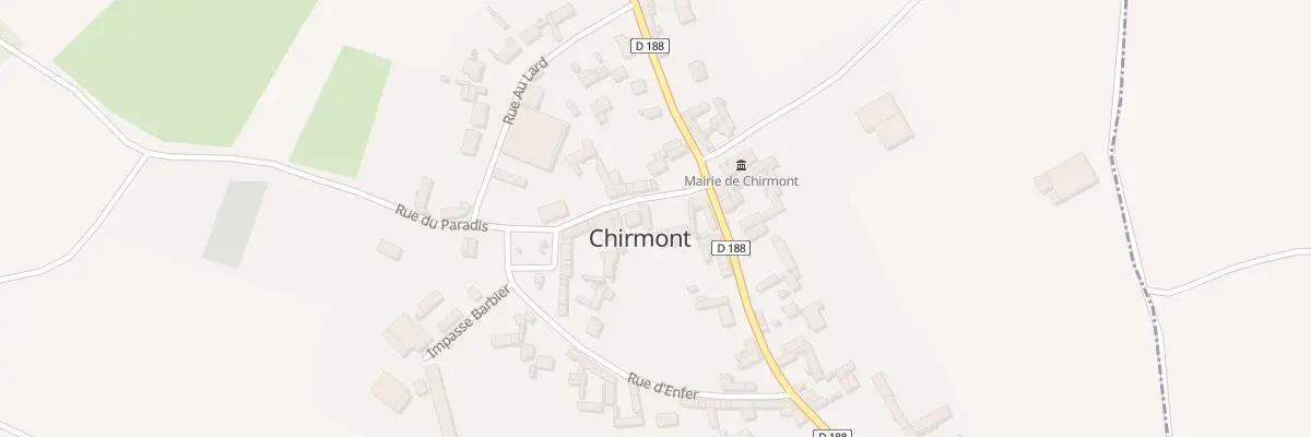 Plan du 3 Rue du Paradis à Chirmont