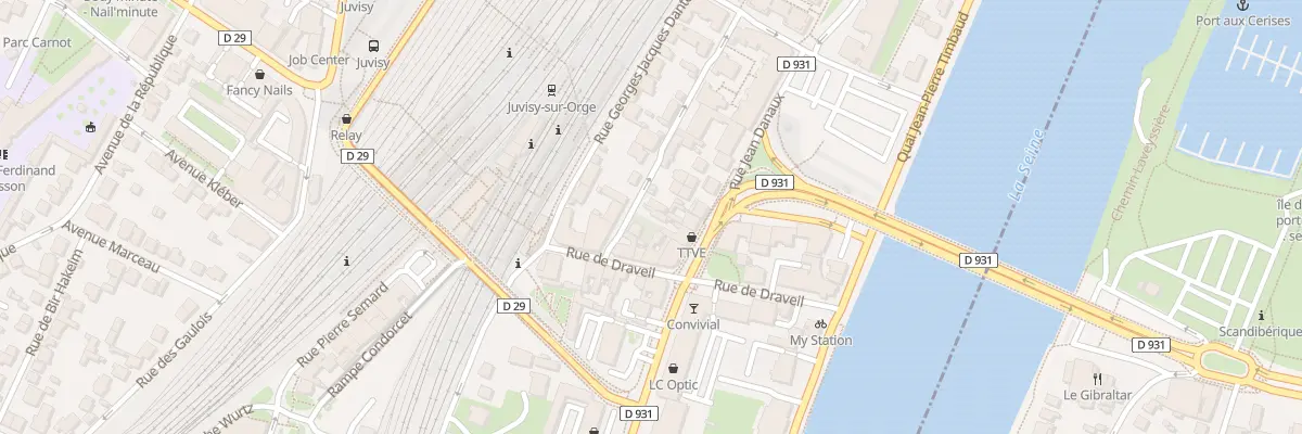 Plan du 6 Rue George Sand à Juvisy-sur-Orge