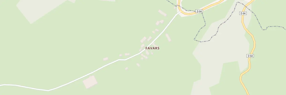 Plan du 5120 Favars à Freix-Anglards