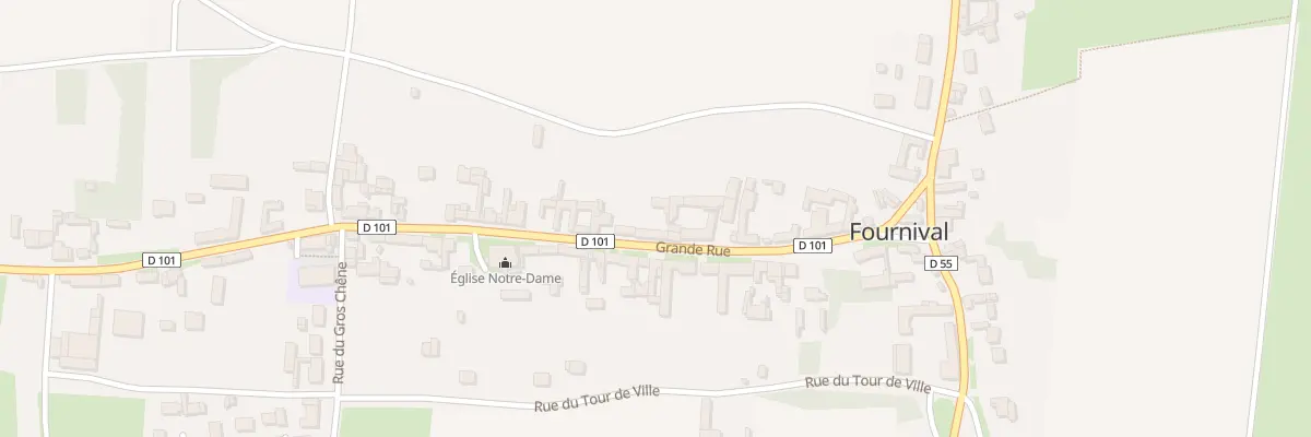 Plan du 42 Gr Grande Rue à Fournival