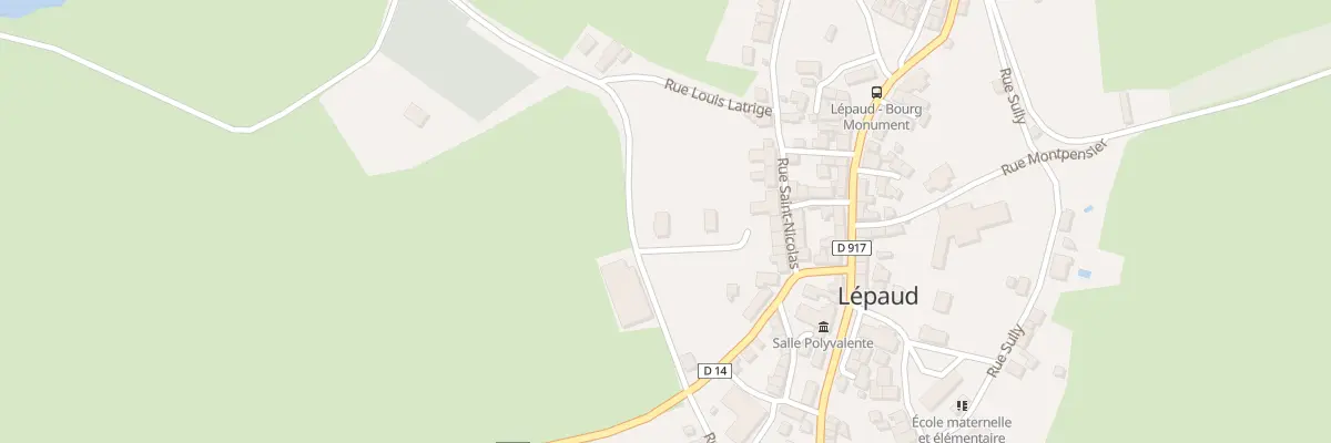 Plan du 5323 Rte de Beaulieu à Lépaud