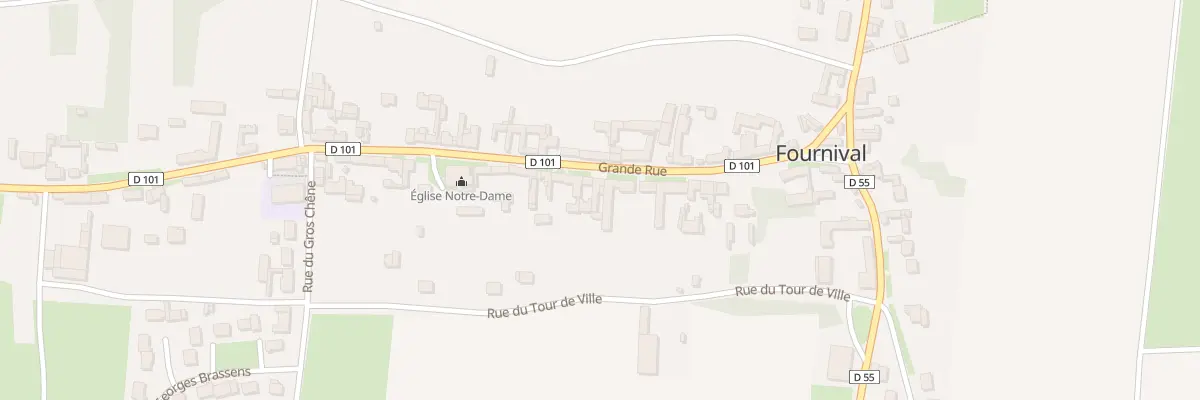 Plan du 41 Gr Grande Rue à Fournival