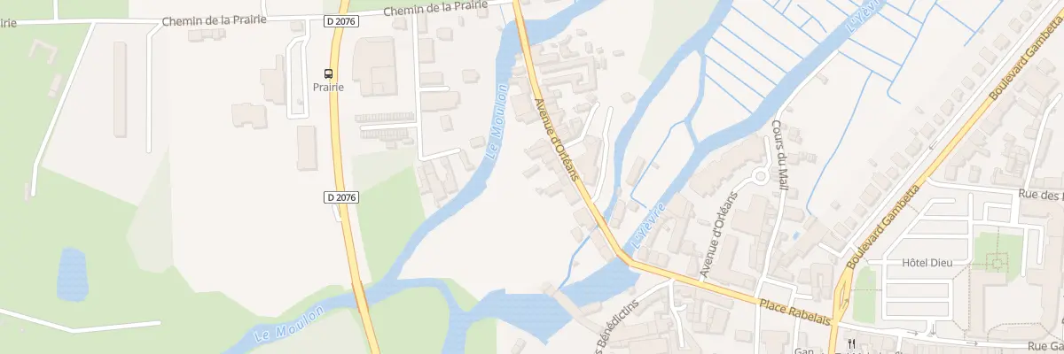 Plan du 19 Av d’Orléans à Bourges