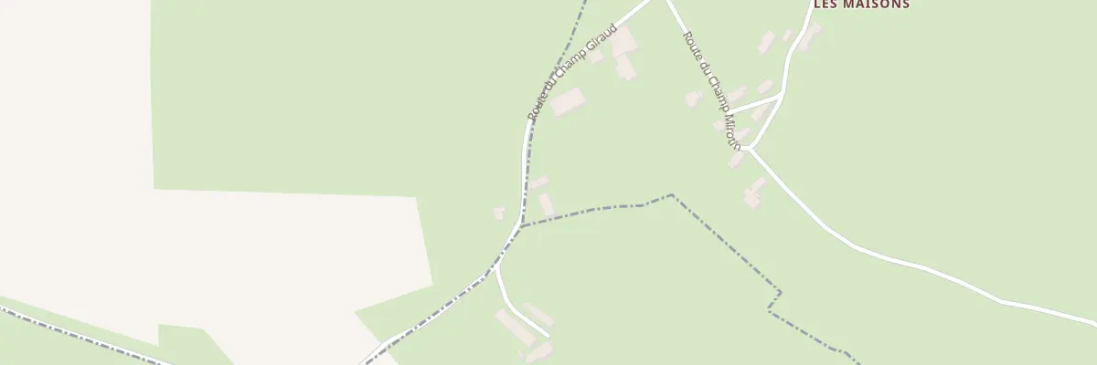 Plan du 220 Rte du Champ Giraud à Nozières