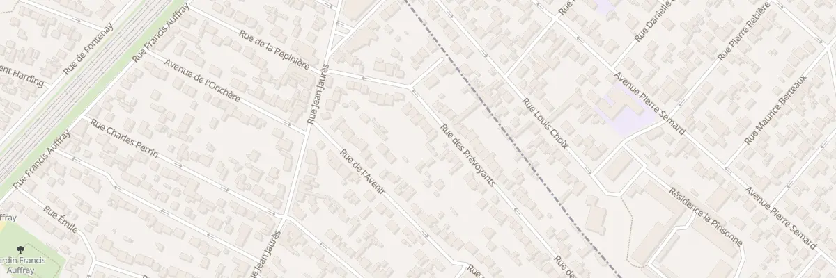 Plan du 93 Rue des Prévoyants à Stains