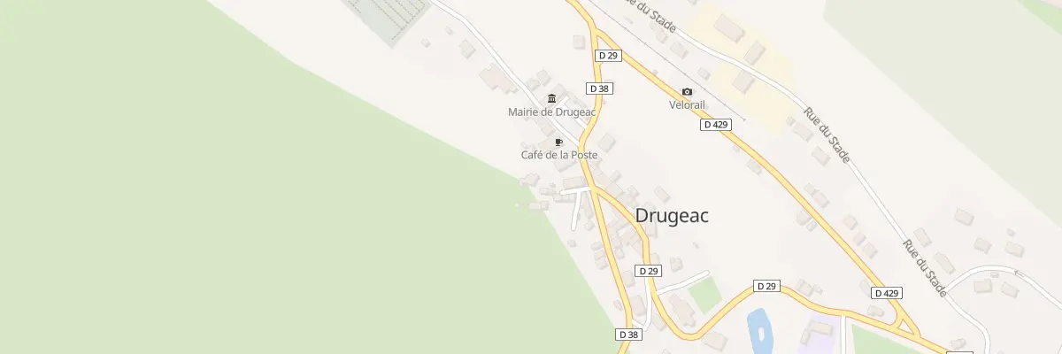 Plan du 5157 Le Bourg à Drugeac