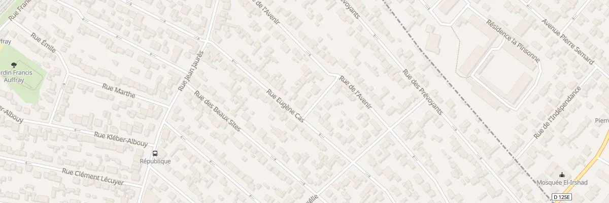 Plan du 3 Rue des Belles Vues à Stains
