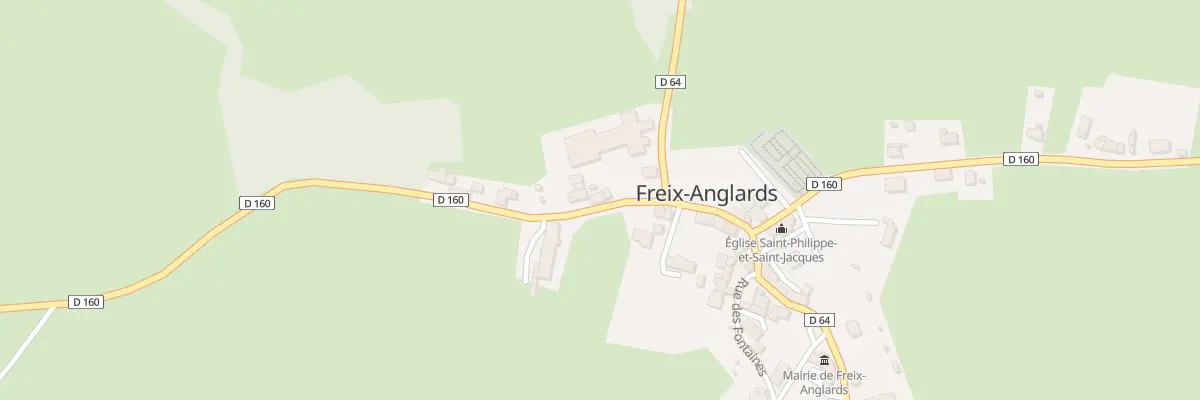 Plan du 5018 Le Bourg à Freix-Anglards