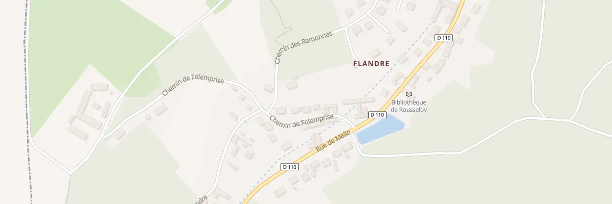 Plan du 10 Che de Folemprise à Rousseloy