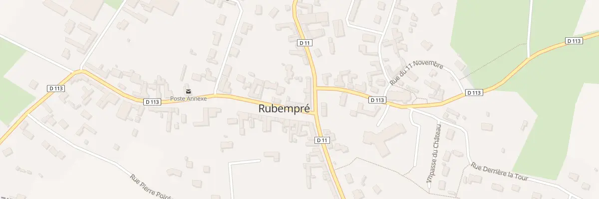 Plan du 1 Rue Charles de Gaulle à Rubempré