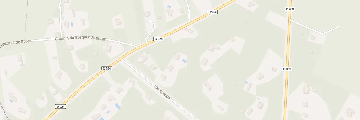 Plan du 54 Av de Boran à Gouvieux