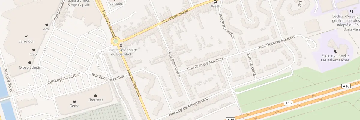 Plan du 27 Rue Jules Verne à Coudekerque-Branche