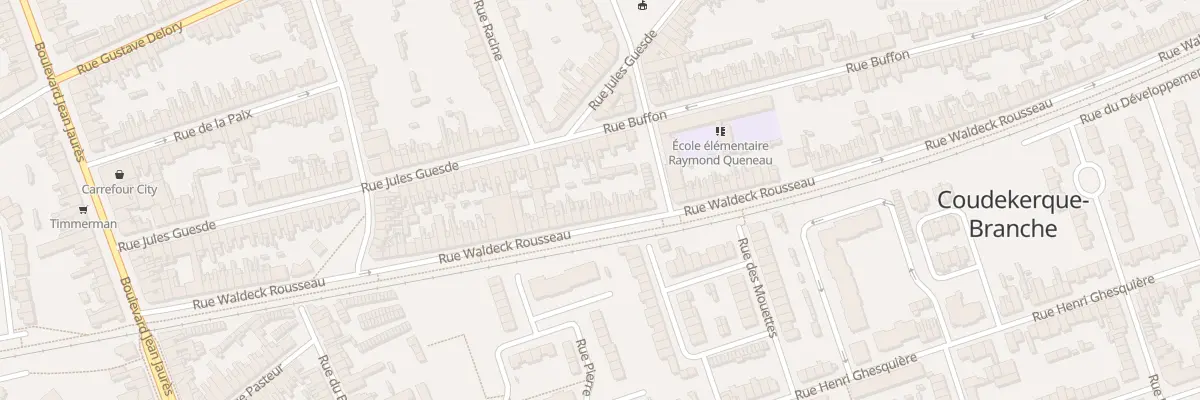 Plan du 47 Rue Waldeck Rousseau à Coudekerque-Branche