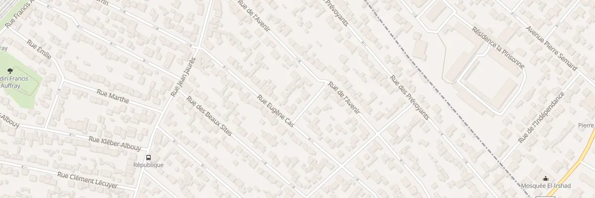 Plan du 5 Rue des Belles Vues à Stains