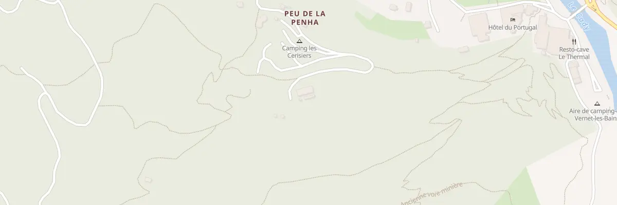 Plan du 452 Che de la Péna à Vernet-les-Bains