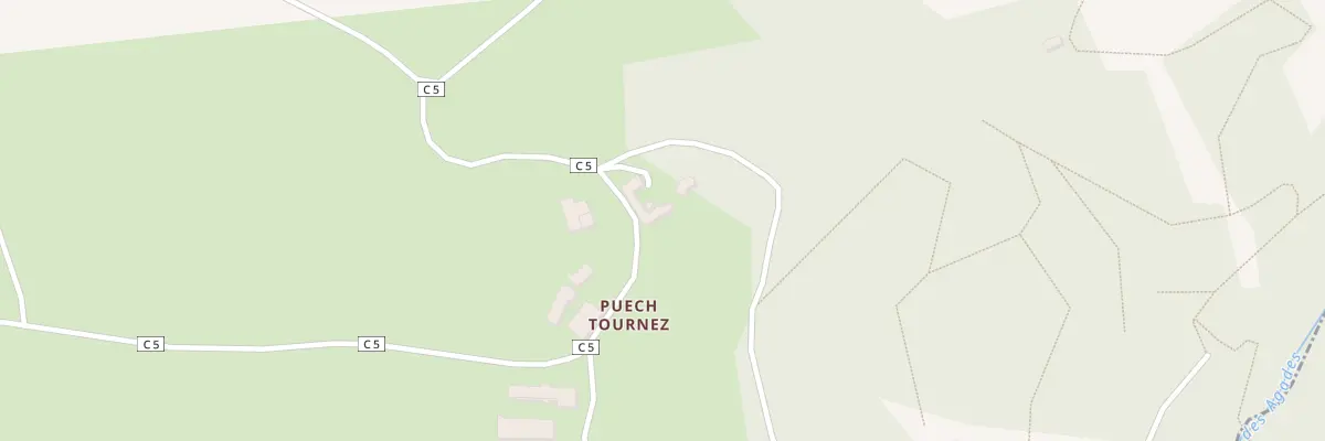 Plan du 5107 Puech Tournez à Mayran