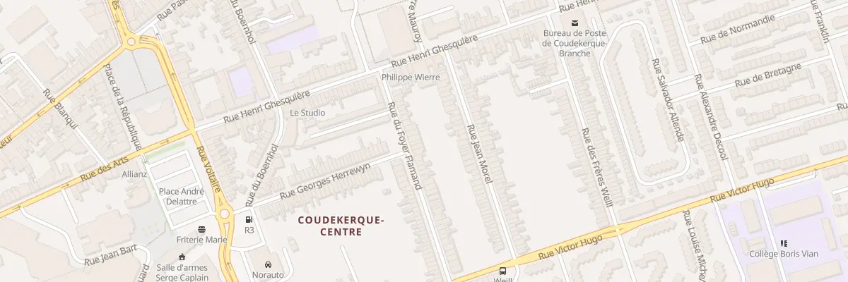 Plan du 25 Rue du Foyer Flamand à Coudekerque-Branche